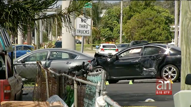 aparatoso accidente  en north miami  deja una  nina muerta y 7 heridos