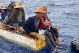 Desde el 1 de octubre pasado la Guardia Costera ha interceptado a 595 cubanos. (USCG)