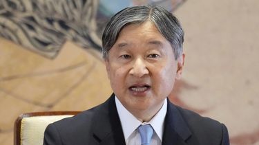 El emperador japonés Naruhito en conferencia de prensa en el Palacio Imperial en Tokio, antes de su viaje a Mongolia, el 2 de julio del 2025. (AP foto/Eugene Hoshiko, Pool)