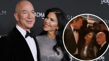 leo, ven aqui, quiero mostrarte algo: dicaprio conquista a la novia de bezos y el multimillonario responde