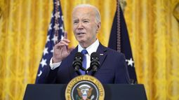 El presidente Joe Biden en un evento en la Casa Blanca en Washington el 18 de marzo de 2024. (Foto AP/Evan Vucci)