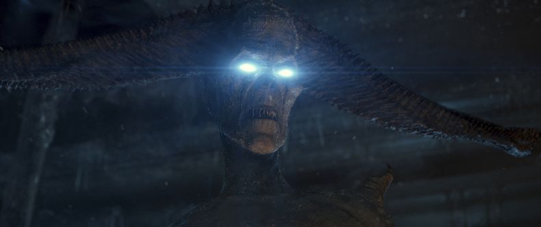 En esta imagen proporcionada por Columbia Pictures, una escena de Ghostbusters: Frozen Empire. (Columbia Pictures/Sony via AP)