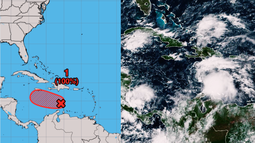 formacion inminente de la tormenta tropical melisa en el caribe: oriente de cuba bajo amenaza
