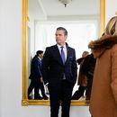 El secretario de Defensa de EEUU, Pete Hegseth, llega a la ceremonia de indulto del pavo en la Casa Blanca, en Washington, el martes 25 de noviembre de 2025. (AP Foto/Julia Demaree Nikhinson)
