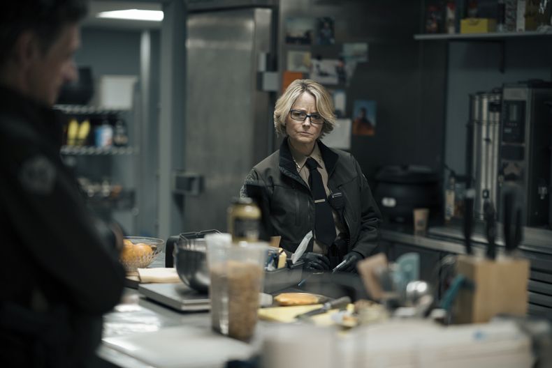 En esta imagen proporcionada por HBO, Jodie Foster en una escena de True Detective: Night Country. (HBO vía AP)
