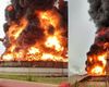 Un rayo impacta en un tanque de combustible en Matanzas y desata un inmenso incendio