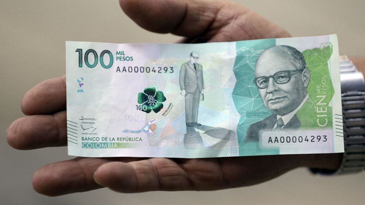 Comienza a circular en Colombia billete de 100.000 pesos