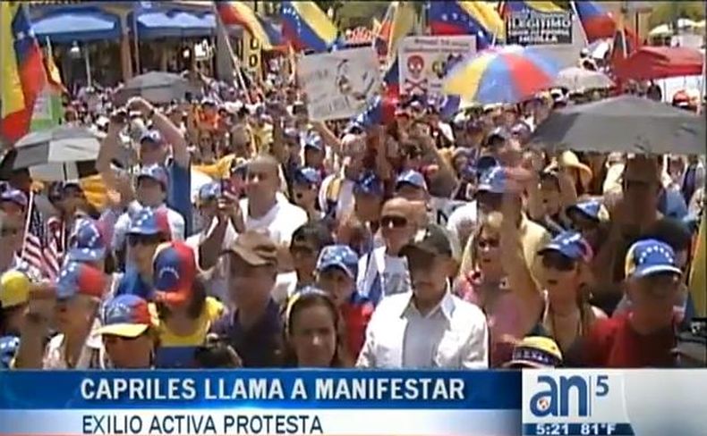 El exilio venezolano prepara manifestaciones de calle aquí en Miami para rechazar la aprobación de la Ley Habilitante.