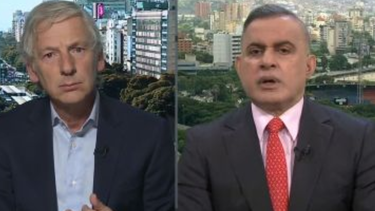 las dudas del fiscal general chavista ante la pregunta de un periodista: ¿el regimen no se atreve a detener a juan guaido?