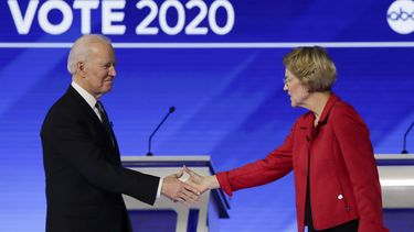 Warren respalda a Biden, demócratas cierran filas ante Trump