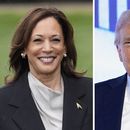Esta foto combinada muestra a la vicepresidenta Kamala Harris, a la izquierda, en la Casa Blanca en Washington, el 22 de julio de 2024, y al candidato presidencial republicano, el expresidente Donald Trump, en un evento el 26 de julio de 2024, en West Palm Beach, Florida. (AP Foto)