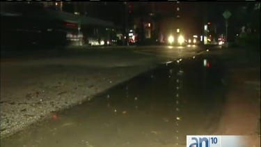 mareas altas provocadas por la luna llena han dejado inundaciones en zonas bajas de miami beach