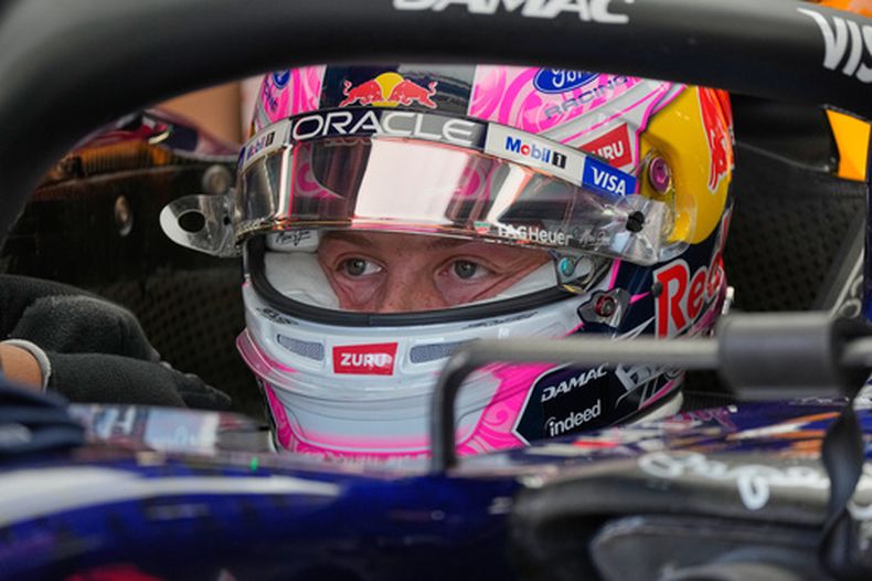 El neozelandés Liam Lawson de Red Bull se prepara para la calificación al Gran Premio de los Países Bajos el sábado 22 de agosto del 2026. (AP Foto/Darko Bandic)