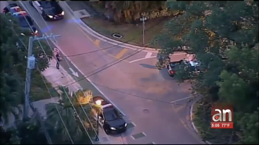 intensa persecucion policial por robo de auto termina en miami beach con cuatro arrestados