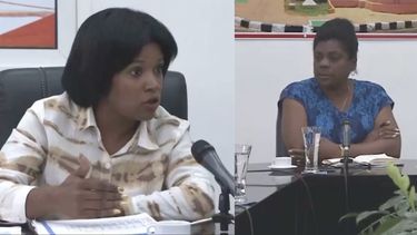 ¿como tu vas a decir eso muchacha... ? tu estas loca ? reganan a en pleno programa de tv a directora de la empresa provincial alimentaria de santiago de cuba