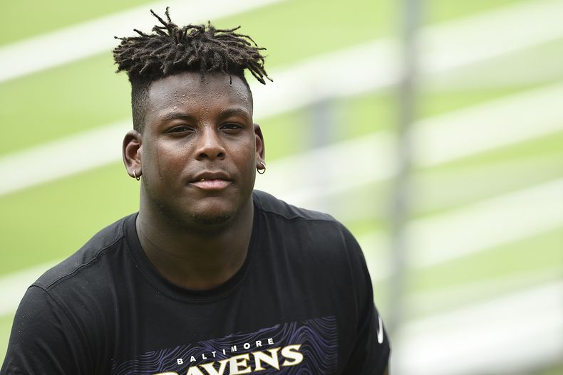 DEP-NFL RAVENS-FERGUSON DECESO