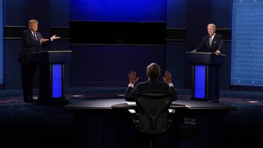 el primer debate presidencial estuvo marcado por interrupciones e insultos entre ambos candidatos.  