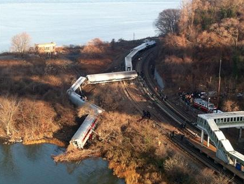 4 muertos. El hecho ocurrió en una estación del barrio del Bronx. El convoy se dirigía a la Estación Central. Hay cerca de 40 heridos