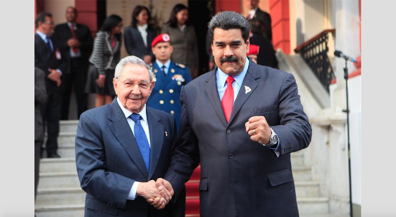Raul Castro y Nicolas Maduro