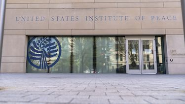 La sede del Instituto de Paz de Estados Unidos en Washington el 17 de marzo del 2025. (AP foto/Jose Luis Magana)