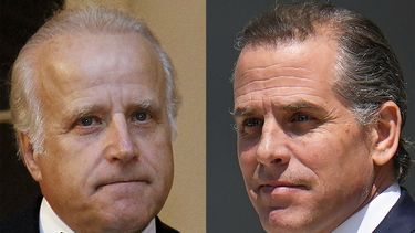 ARCHIVO - En esta imagen combinada aparece James Biden, hermano del presidente Joe Biden, el 13 de octubre de 2011, izquierda, y Hunter Biden, hijo del presidente Joe Biden, el 26 de jullio de 2023, derecha. (AP Foto/Archivo)