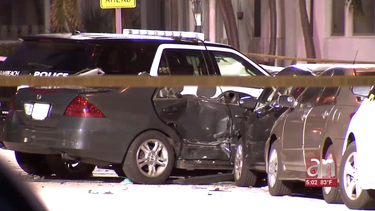 persecucion policial en miami beach termina con un policia hospitalizado y mujer muerta