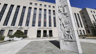 ARCHIVO - La Corte Federal E. Barrett Prettyman en Washington, en imagen del 11 de octubre de 2019. (AP Foto/Susan Walsh, archivo)