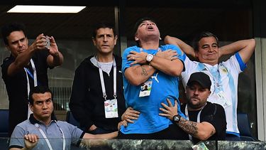 el vergonzoso momento de maradona en el mundial rusia 2018