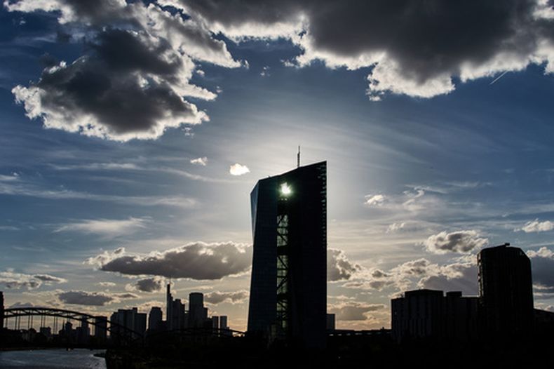La sede del Banco Central Europeo en Fráncfort, Alemania, el 9 de junio del 2026. (AP foto/Michael Probst)