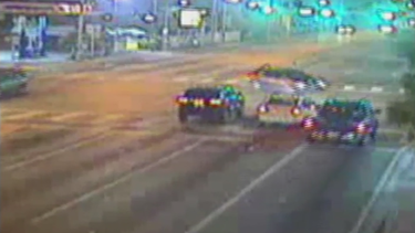 autoridades buscan a los responsables de un aparatoso accidente