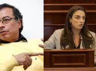 colombia: gustavo petro y karen abudine en un contrapunteo de insultos
