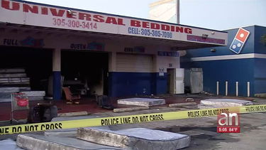 voraz incendio en una tienda de colchones le dejo a una familia de miami perdidas de $100,000