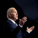 El presidente Joe Biden habla en la conferencia legislativa nacional del sindicato de la construcción, Washington, 25 de abril de 2023. (AP Foto/Andrew Harnik)