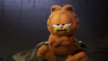 Una escena de la película The Garfield Movie”. Foto cortesía de Sony Pictures. (Columbia Pictures/Sony via AP)