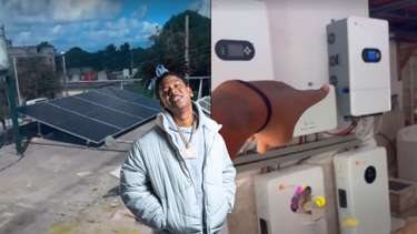 Ja Rulay pone paneles solares en su casa en Cuba :Es un sueño hecho realidad no tener más lucha con la corriente