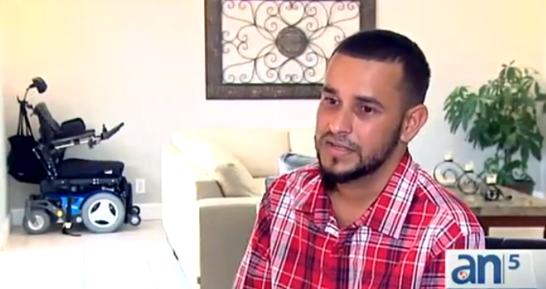 Alexander Mejías tiene 29 años y con tan solo 23 le diagnosticaron la enfermedad de Esclerosis Lateral Amiotrofia. Desde entonces su vida ha ido cambiando drásticamente.