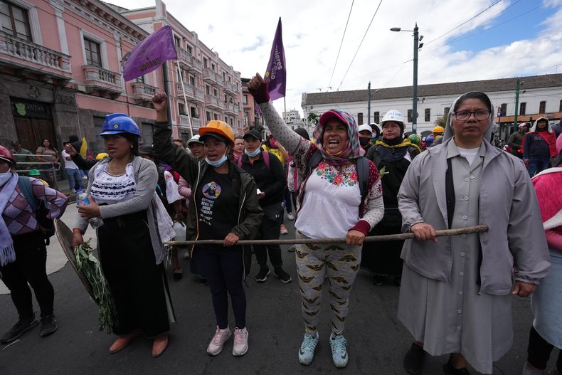 AMS-GEN ECUADOR-PROTESTAS