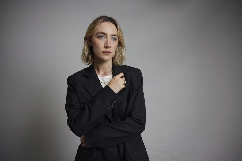 Saoirse Ronan posa para un retrato el viernes 27 de septiembre de 2024 en Nueva York. (Foto Matt Licari/Invision/AP)