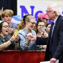 Bernie Sanders recibe sutura por cortada menor en la cabeza