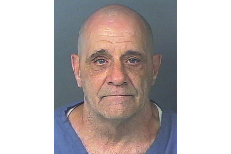 Esta foto de la policía de Hernando, Florida, muestra a Jeffrey Norman Crum, el 27 de julio de 2023. (Foto, policía del condado Hernando vía AP)