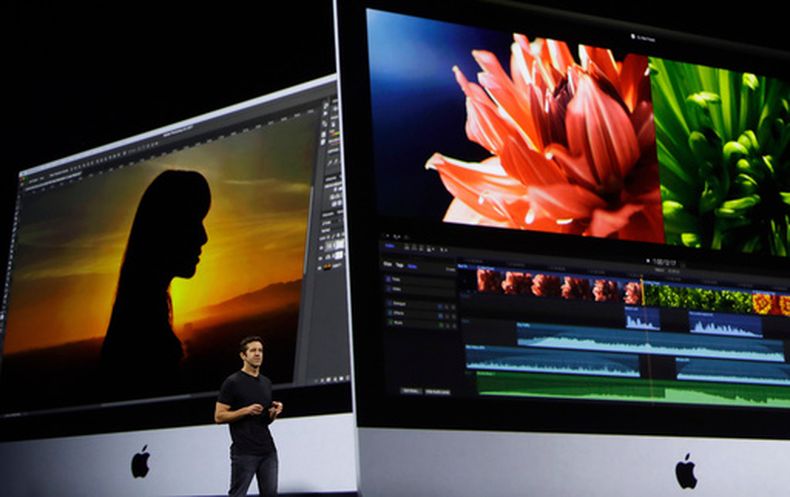 John Ternus, de Apple, durante el anuncio de nuevos productos en la Conferencia Mundial de Desarrolladores de Apple, el lunes 5 de junio de 2017, en San José, California. (AP Foto/Marcio Jose Sanchez, Archivo)