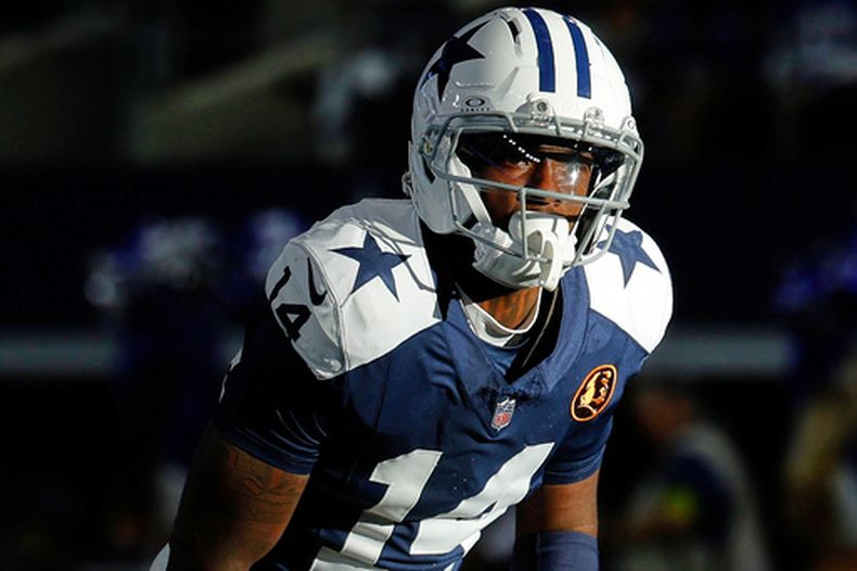 ARCHIVO - Foto del 7 de noviembre del 2025, el defensive back de los Cowboys de Dallas Markquese Bell en el encuentro ante los Chiefs de Kansas City. (AP Foto/Matt Patterson, Archivo)