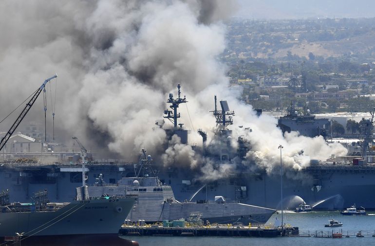 EEUU: Informe descubre fallos en incendio que destruyó buque