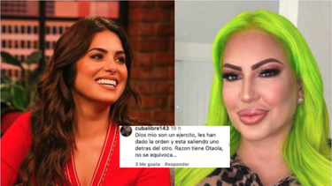 la diosa responde con ironia a aly sanchez y aviva el debate sobre la division del exilio cubano