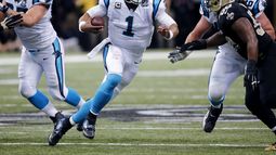 quarterback newton de carolina sufre accidente