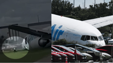 Video muestra a piloto escapando del avión de Amazon tras accidente que dejó cinco muertos en Miami