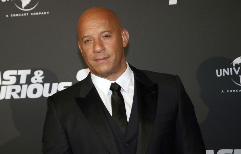 Vin Diesel durante el estreno de Fast and Furious 8, el 5 de abril de 2017, en París. (AP Foto/Thibault Camus, Archivo)