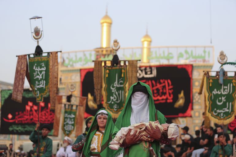 Chiíes de Irak y Líbano celebran la festividad de la Ashura