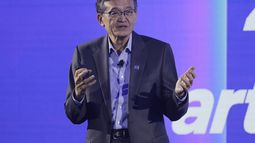 El CEO de Intel Lip-Bu Tan en un evento en Taipei, Taiwán, el 19 de mayo del 2025. (AP foto/Chiang Ying-ying)