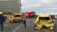 caos en el malecon: fuerte choque frente a la embajada de ee.uu. deja varios heridos, incluida una nina